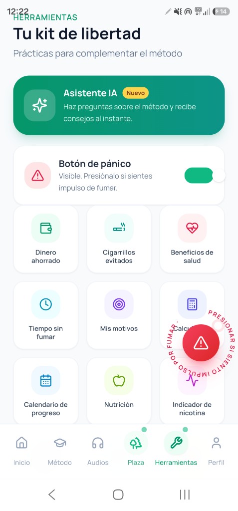 Kit de libertad: pánico, nutrición, ahorro y más